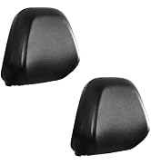 Pniwuno 2 PCS Car Seat Headrest Covers, Full Wrap-Around PU Leather Head Rest Cover, Anti-Scratch...