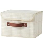 VinneGenzz Storage Boxes with Lid 3D Textured Fabric Storage Bins Organizer Containers Decorative...