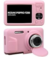 Supmay Silicone Camera Case for Kodak PIXPRO FZ55 16MP Digital Camera, Soft Silicone Protective C...
