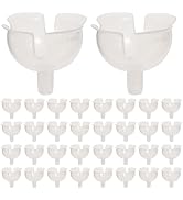 60pcs Clear Chocolate Box Holder Chocolate Wrappers Candy Packaging Holder for Valentines Day Mot...