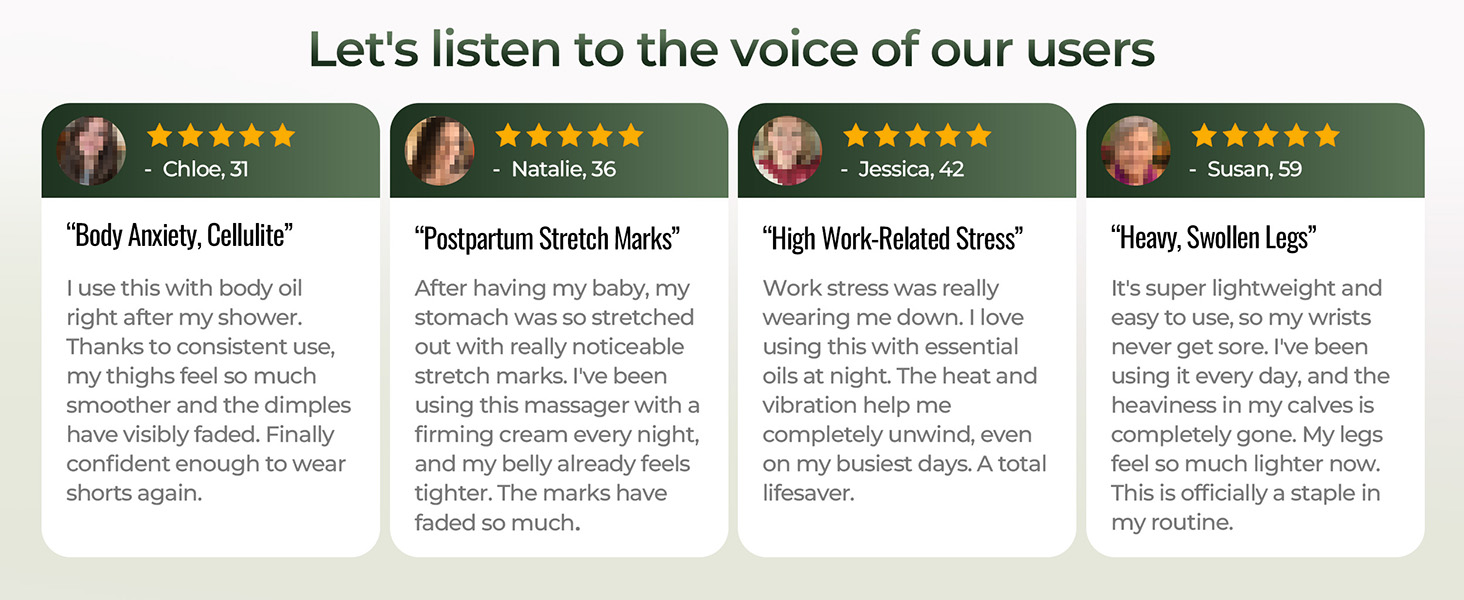 Let's listen to the voice of our users