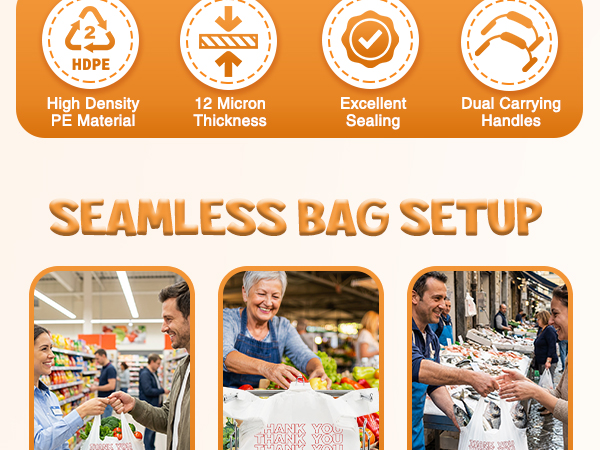 shopping grocery tshirt bags