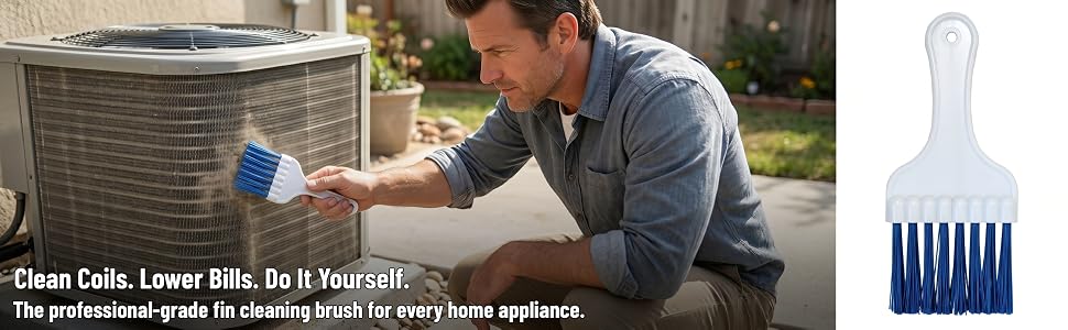 Midwest Hearth HVAC Fin Cleaning Brush