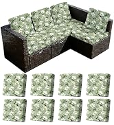 BSFHH Outdoor Chair Cushions Cover Set of 8 - Waterproof & Fade Resistant Patio Chair Cushions wi...