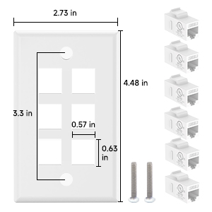 VCE Ethernet Wall Plate