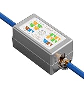 Iwillink 10Gbps Shielded Ethernet Junction Box,Cat6 Junction Box, Punch Down Type