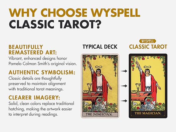 beginner tarot deck with meanings classic tarot wyspell tarot deck with guide book dark tarot deck