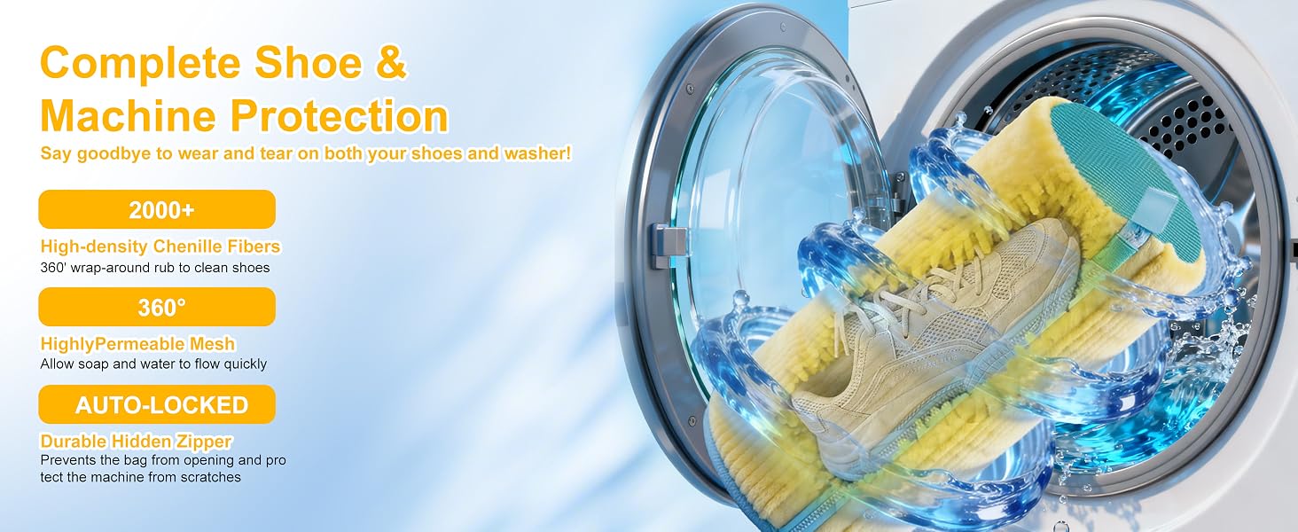 Shoe Washing Machine Bag