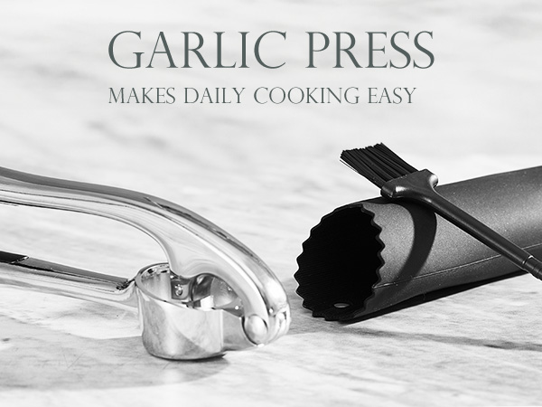 KITESSENSU garlic press kitchen mincer easy to squeeze
