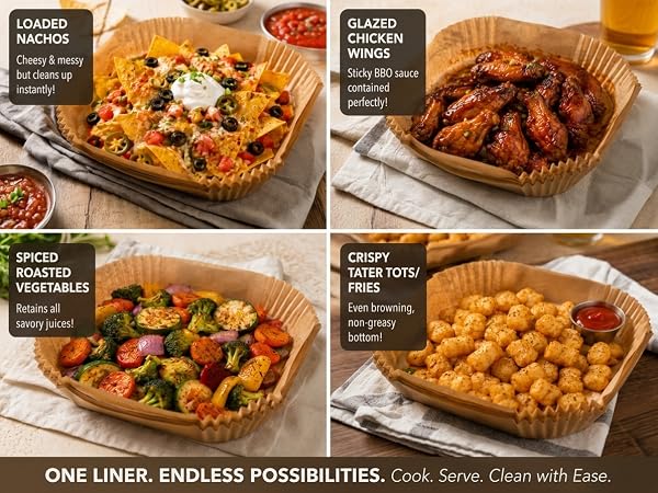 Fits Air Fryers, Ovens, Steamers, and Microwaves