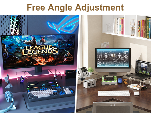 acrylic monitor riser