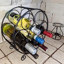 metal wine rack