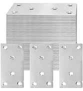 40Pack Stainless Steel Flat Bracket Mending Plate,Stainless Steel Mending Joining Plates,Heavy Du...