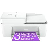 HP DeskJet 4255e Wireless All-in-One Color Inkjet Printer, Scanner, Copier, Best-for-Home, 3 Mont...