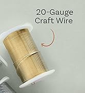 The Beadsmith Wire Elements 20-Gauge Lacquered Tarnish-Resistant Copper Wire for Jewelry Making, ...
