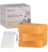 PALFICAB Kojic Acid Soap Dark Spot Remover, Honey Glow Turmeric Soap for Hyperpigmentation, with ...