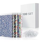 8.5 x 11 Inch Fabric Backing Board, Poster Boards and Plastic Alligator Clips for Folding and Sto...
