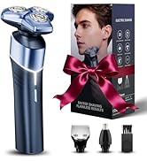 MALEGEBAZ Electric Razor for Men: 3-in-1 Shaver with Hair Clipper and Nose Trimmer - 3D Floating ...