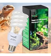 UVB Reptile Light UVA UVB Bulb, 10.0 18W UVB Light for Reptiles Bearded Dragons, UVA UVB Reptile ...