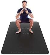 Large Yoga Mat – Extra Thick 10mm Workout Mat (72"x32") – Non Slip TPE Exercise Mat for Women & M...