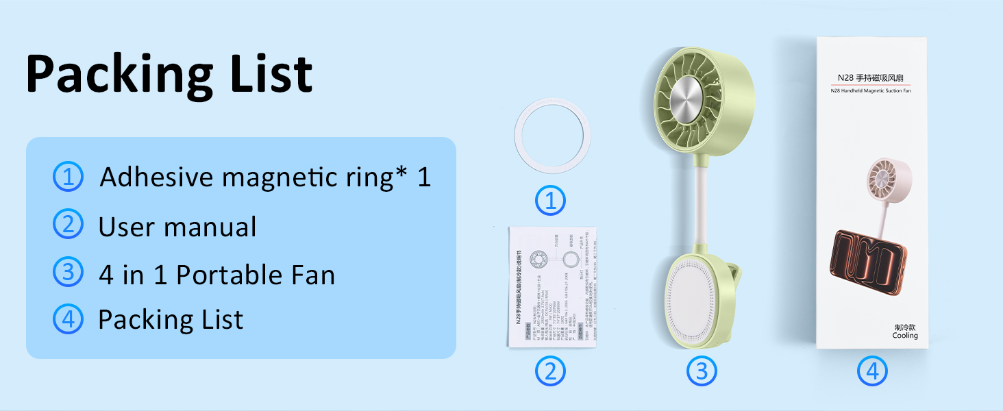 Portable Handheld Ice Fan