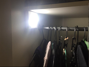 battery light for closet