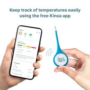 QuickCare smart medical digital body thermometer for fever for adults babies kids children newborns