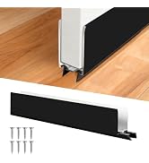 1" x 36" White Aluminum Storm Door Sweep Replacement Weatherproof Bottom Seal for Security Doors ...