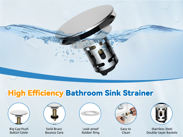 universal sink drain plug