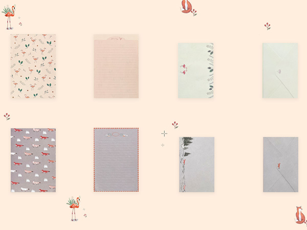 letter writing stationery set