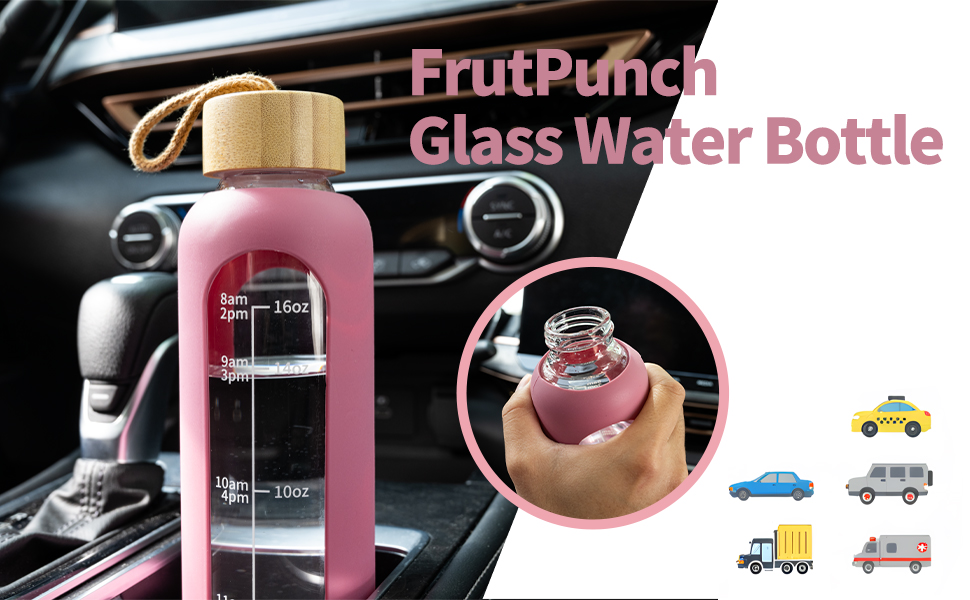 glass water bottles