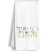 HSIASHENG Funny Sourdough Baking Kitchen Towels, Gifts for Sourdough Bakers Baking Lovers Dish To...