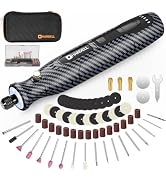 HARDELL Mini Cordless Rotary Tool for 3D Printer Sanding with 360 LED Light | 5 Speed 5000-18000R...