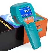 Digital LED Stroboscope High Illuminance 1500LUX Measuring 60~999,999 RPM/Hz,Non-Contact Tachomet...