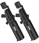 JETPRO Torch Lighter One-Hand Operation Kitchen Cooking Torch with Adjustable Flame (Butane Gas N...
