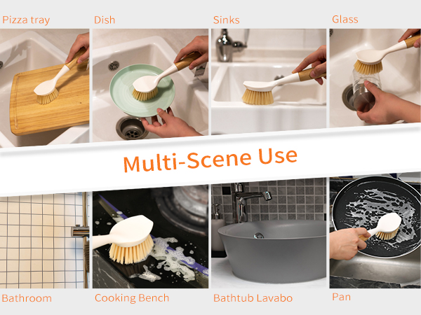 Kitchen Brushes for Dishes are Wide Usage,They are Powerful Decontamination Cleaning Tools.