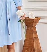 Ekouaer Robes for Women Knee Length Bathrobe Lightweight Kimono Robe 3/4 Sleeve Loungewear Soft S...