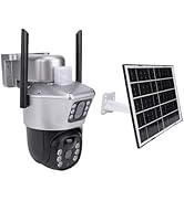 Yoidesu 4G LTE Cellular Solar Camera Outdoor Wireless, IP66 Security Cameras Wireless Outdoor wit...