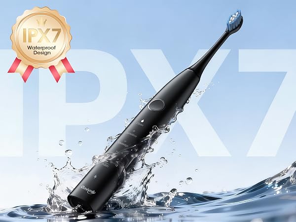IPX7 Waterproof Sonic Toothbrush