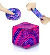 Jiezipaeasy Ice Cube Stress Ball 5cm(1.98", Marble Veined Squishy Fidget Toy for Adults & Kids, S...