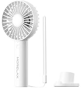 Jancane Handheld Fan, USB Rechargeable Mini Portable Fan with Base, 10H Battery, Strong Wind, Sma...