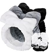 LEOBRO Spa Headband for Skin Care and Makeup, Women Teen Girls Headband for Washing Face, with Ha...