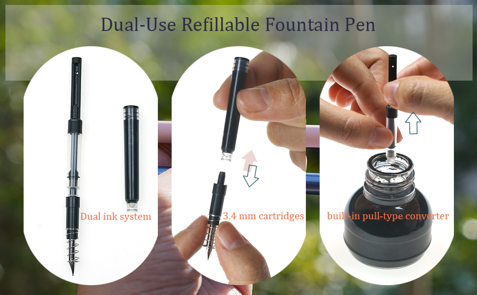 retractable fountain pen fountain pens for writing fancy pens cute pen calligraphy pens for writing