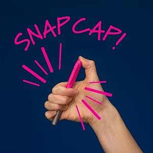 bic intensity permanent markers with snap cap
