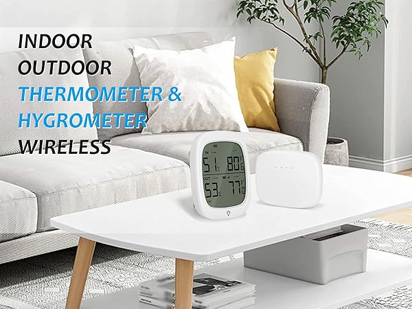 indoor outdoor thermometer wireless