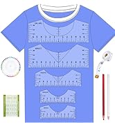 Tshirt Ruler Guide for Vinyl Alignment, T Shirt Rulers to Center Designs, PVC Measurement Templat...