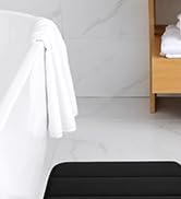 BYSURE Bathroom Rugs Sets 2 Piece, Memory Foam Non Slip Extra Soft Absorbent Machine Washable Toi...
