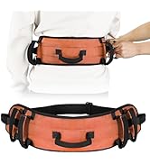 Rhino Valley Gait Belt Transfer Belt for Senior with 7 Handles, 59" Anti-Slip Transfer Belt for E...