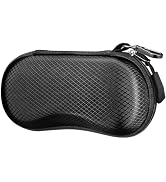 Fintie Sunglasses Case, Hard EVA Shell Shockproof Sport Glasses Case with Metal Carabiner Travel ...