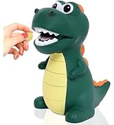 Dinosaur Piggy Bank for Kids, Unbreakable Plastic Money Coin Bank, Cute Dinosaur Piggy Banks Toys...